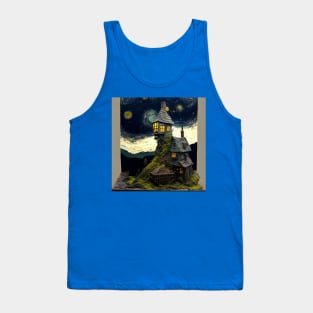 Starry Night Over The Burrow Tank Top